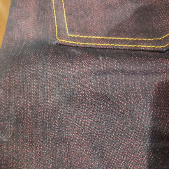 Gustin Japan Red Fire Selvedge Denim Jeans - Picture 4 of 12